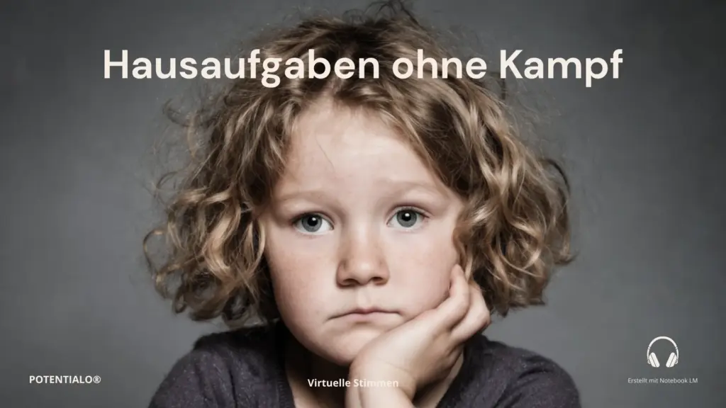 Kind, keine Lust auf Hausaufgaben