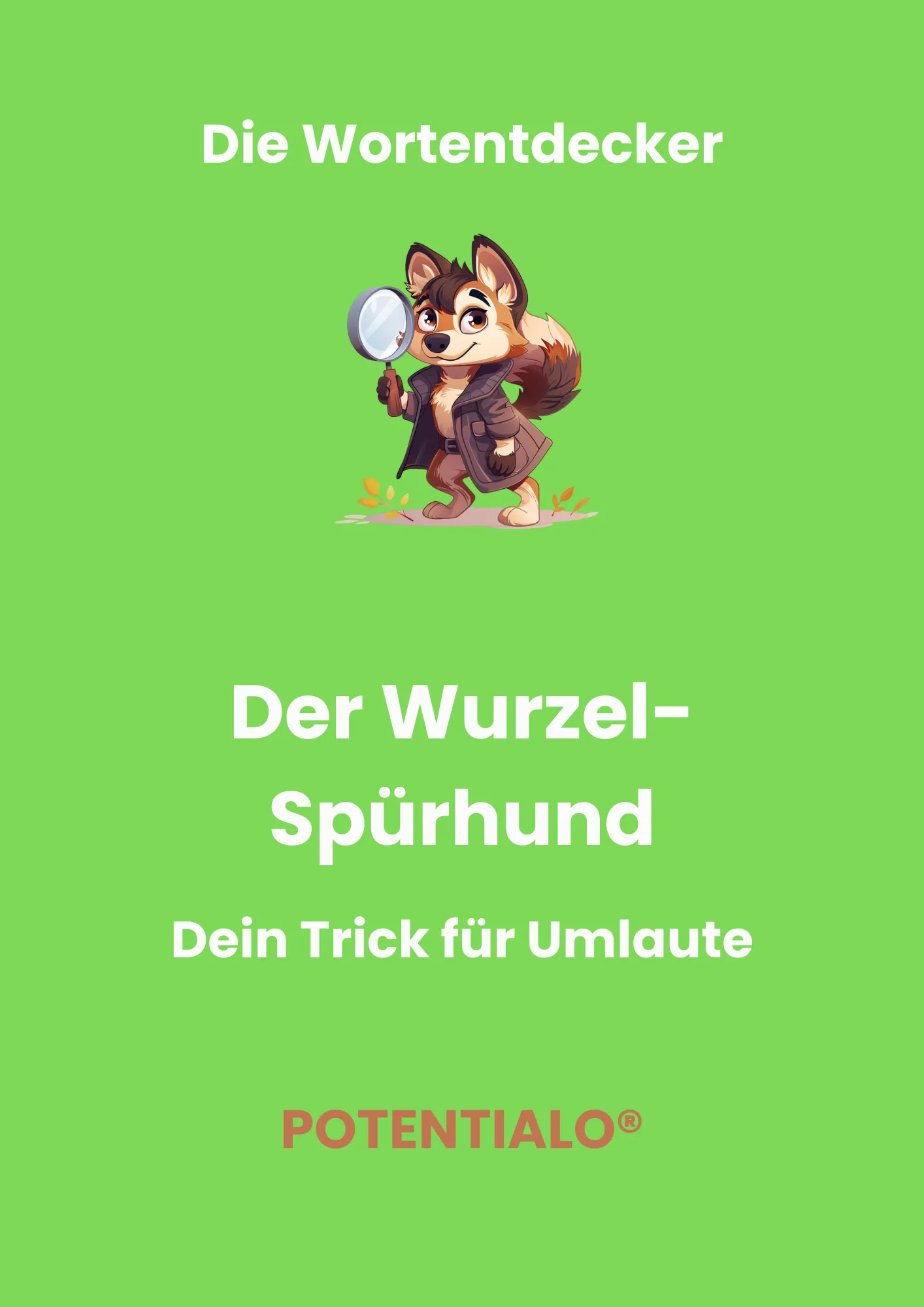 2 Wurzel-Spürhund Arbeitsbuch Cover - Umlaute üben