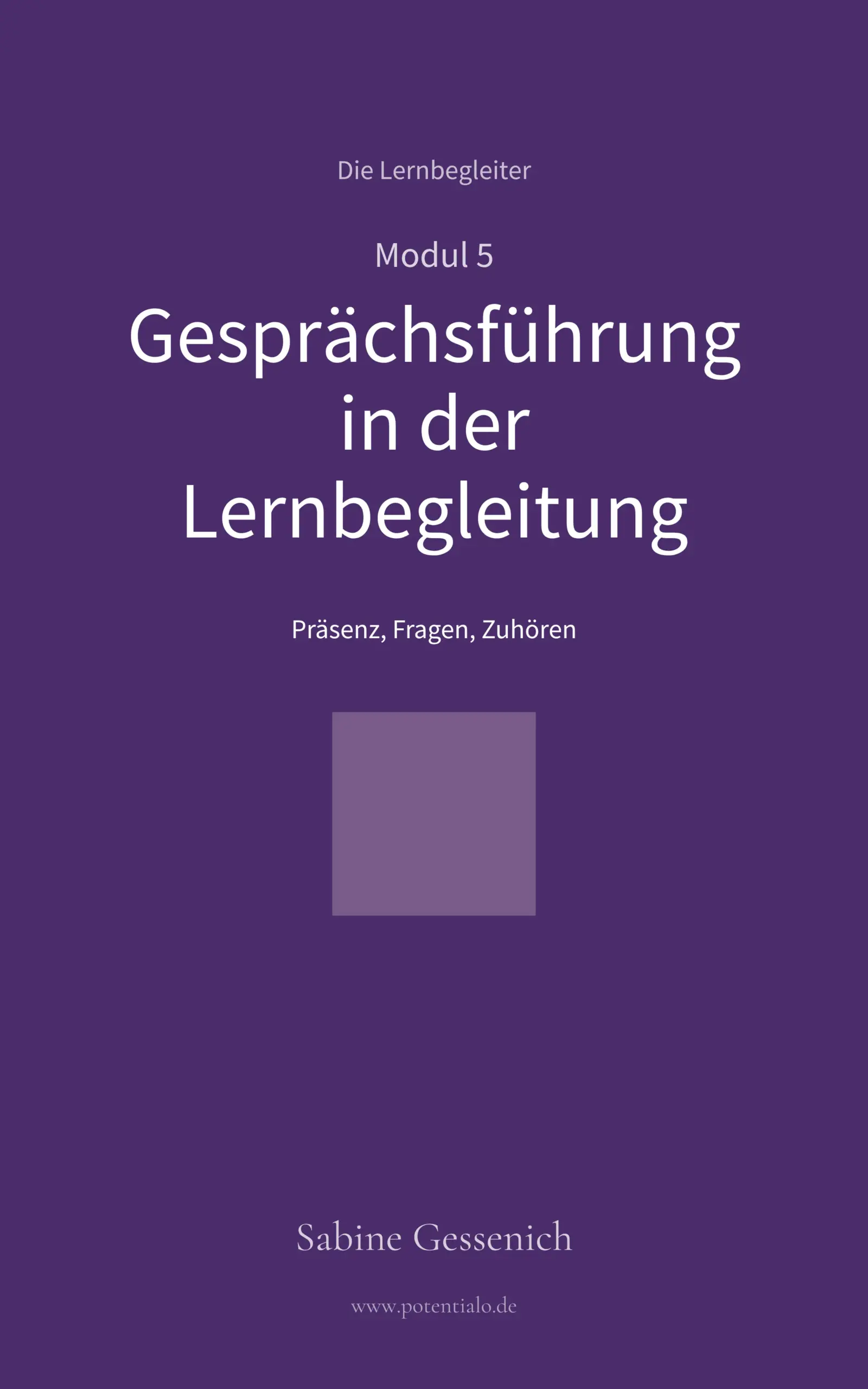 Modul 5 - Gesprächsführung in der Lernbegleitung