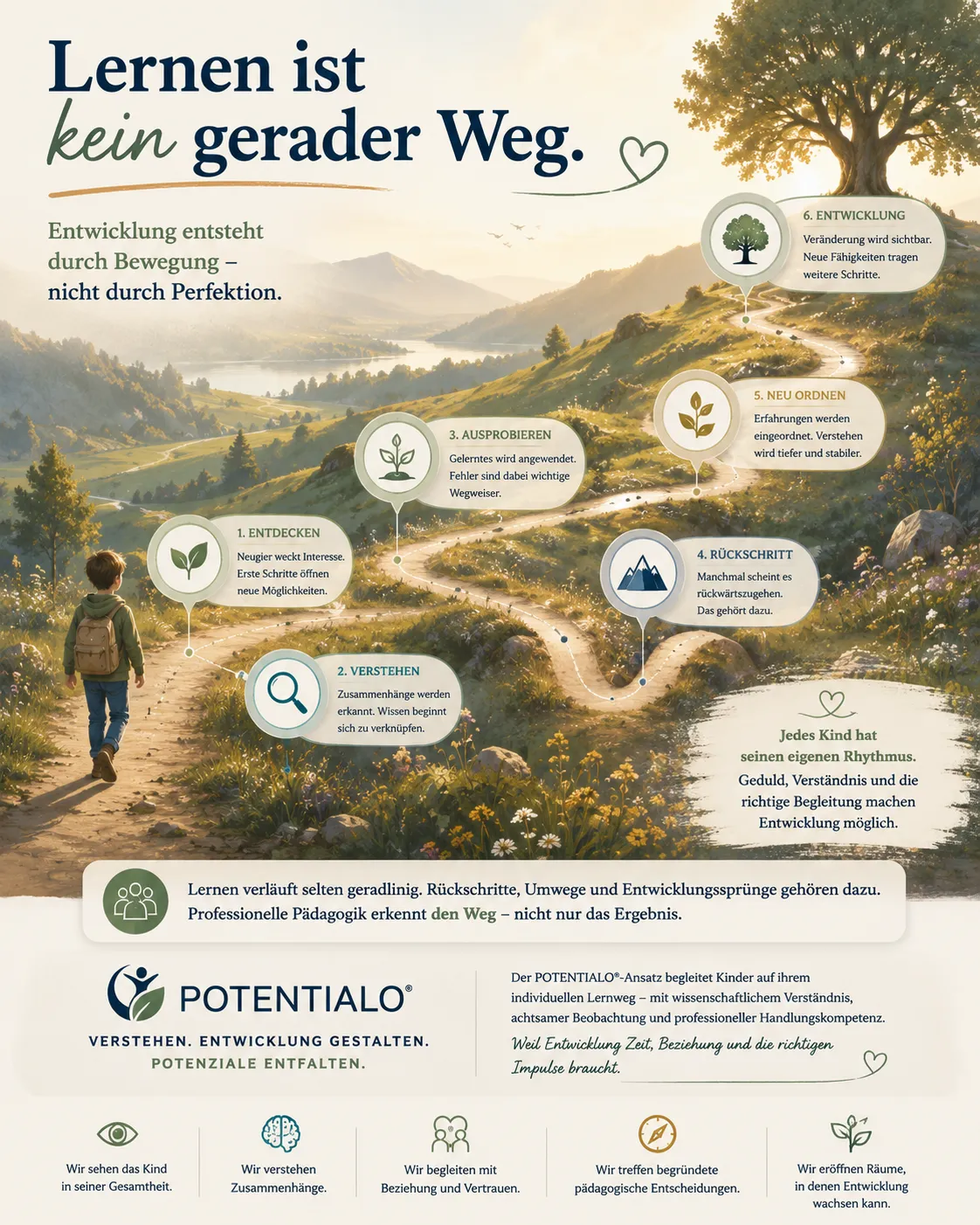 Lernen ist kein gerader Weg Lernen ist kein gerader Weg